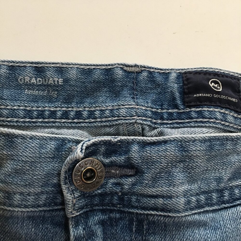 AG Adriano Goldschmied Jeans Mens 40x28 (Tag 40x32) Graduate Tailored Leg - Picture 4 of 13